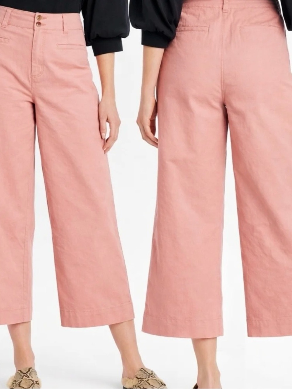 a new day Women's Wide-Leg Pants - Dusty Rose Pink